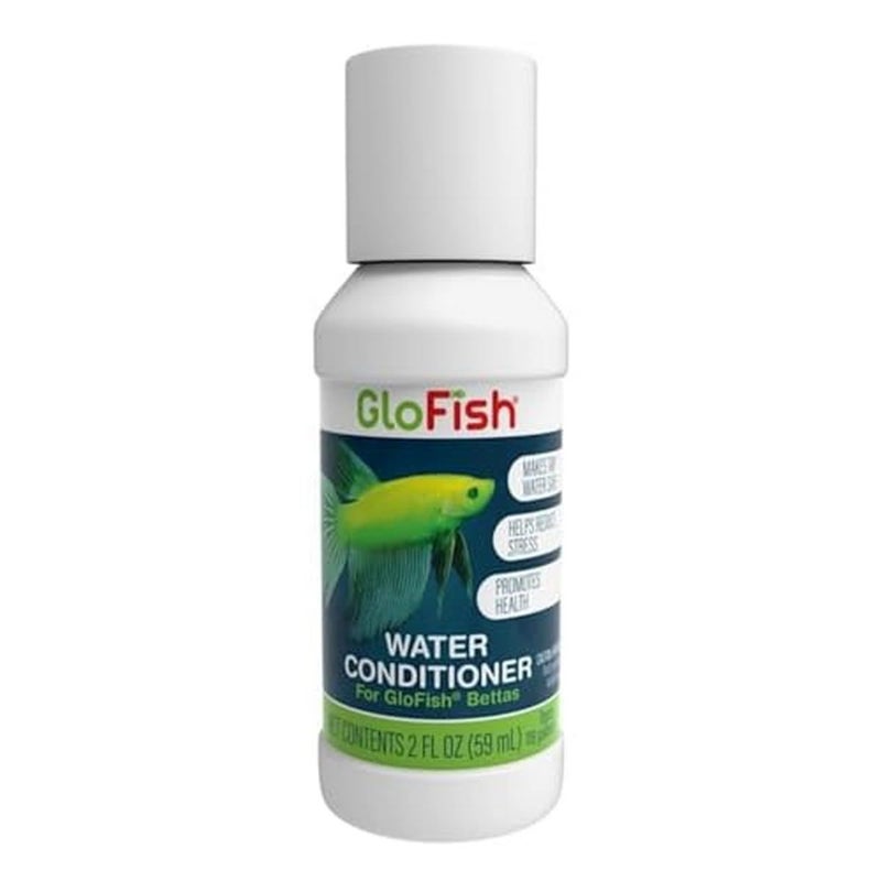GloFish Water Conditioner Makes Tap Water Safe for Aquariums Betta Fish, 2 fl. oz, 2 FZ, Model Number: AQ-78302 - Image 1